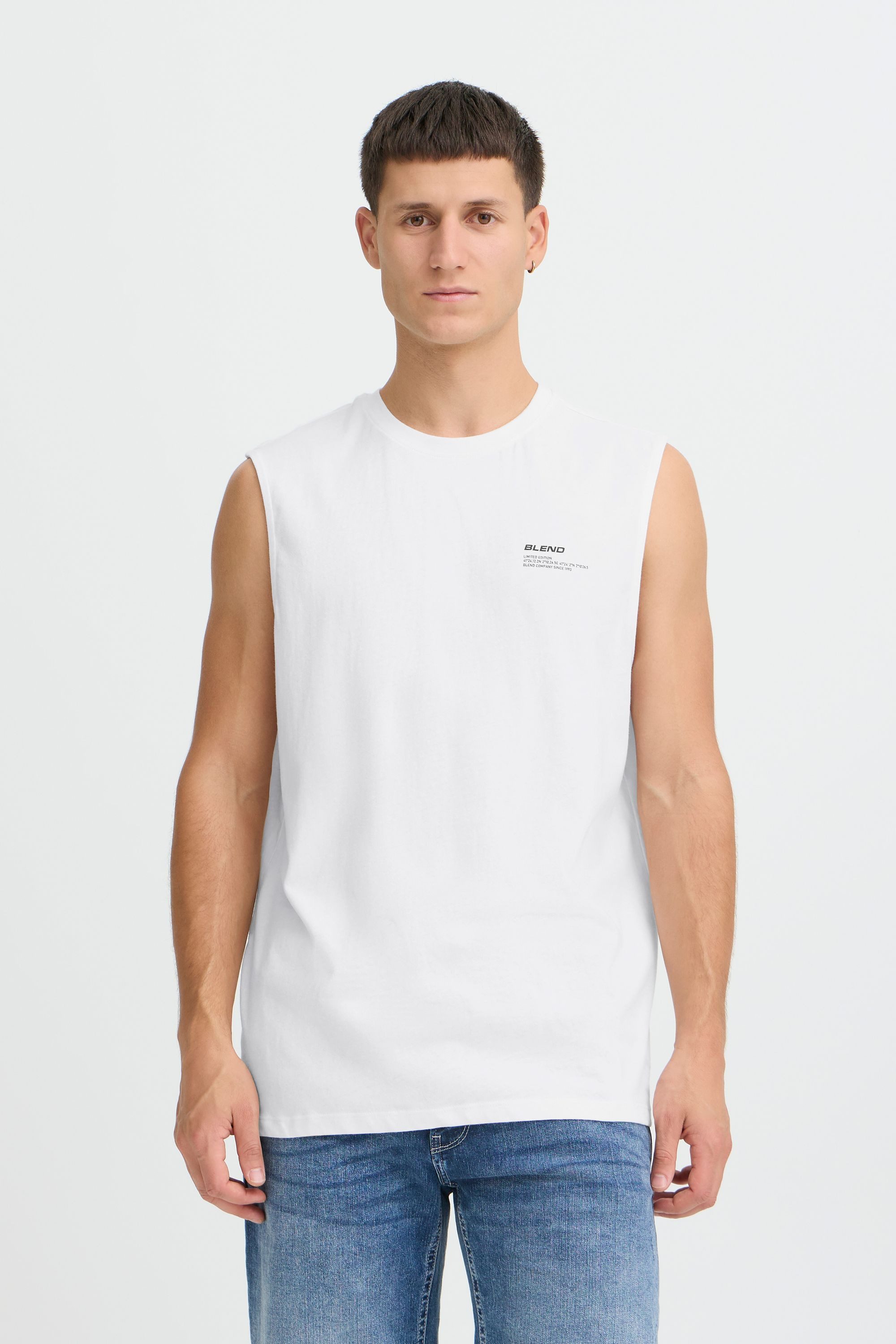 Blend Tanktop BHFlox Lässiges Tanktop mit Rippbündchen