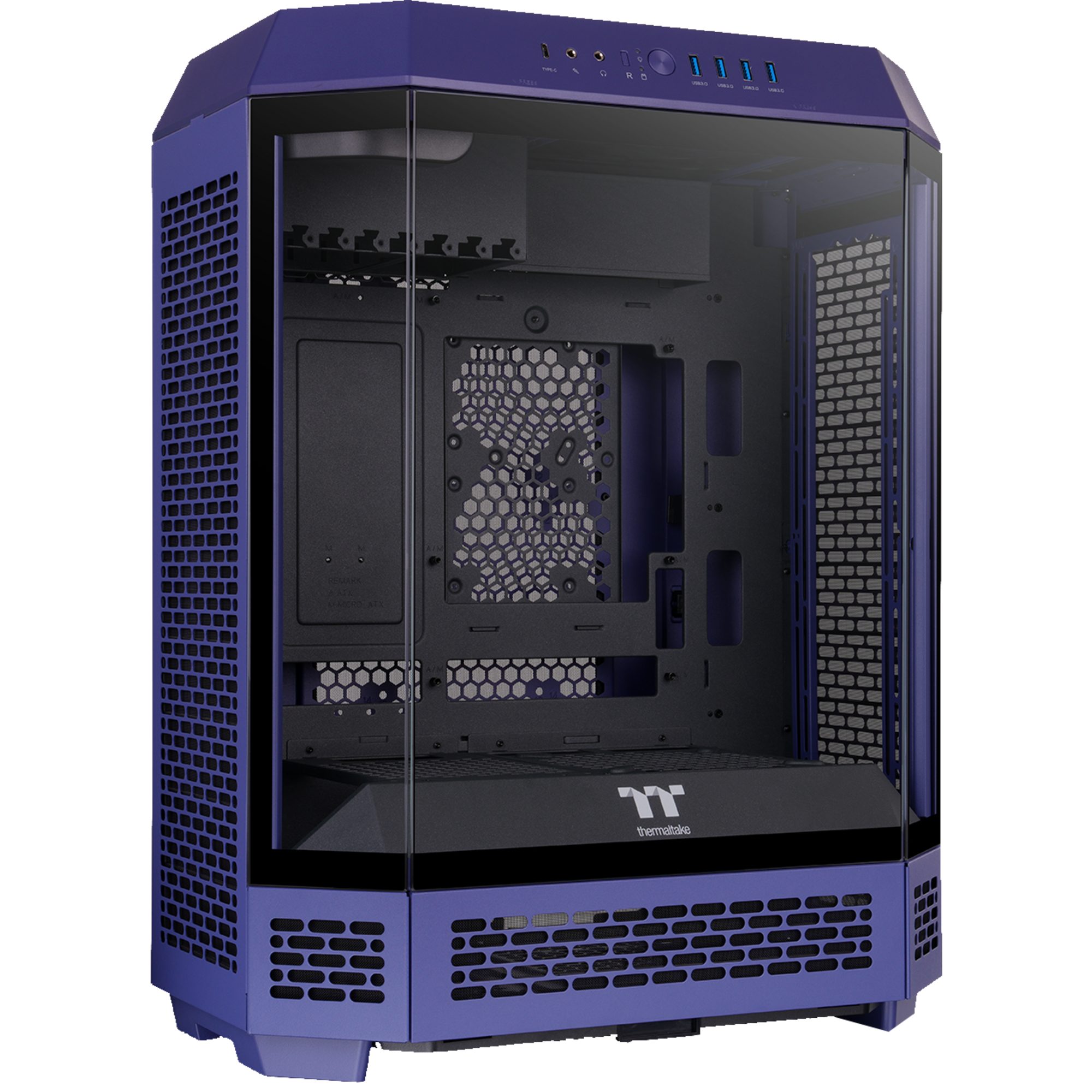 Thermaltake PC-Gehäuse Thermaltake The Tower 600 Future Dusk, Tower-Gehäuse, (Tempered Glass