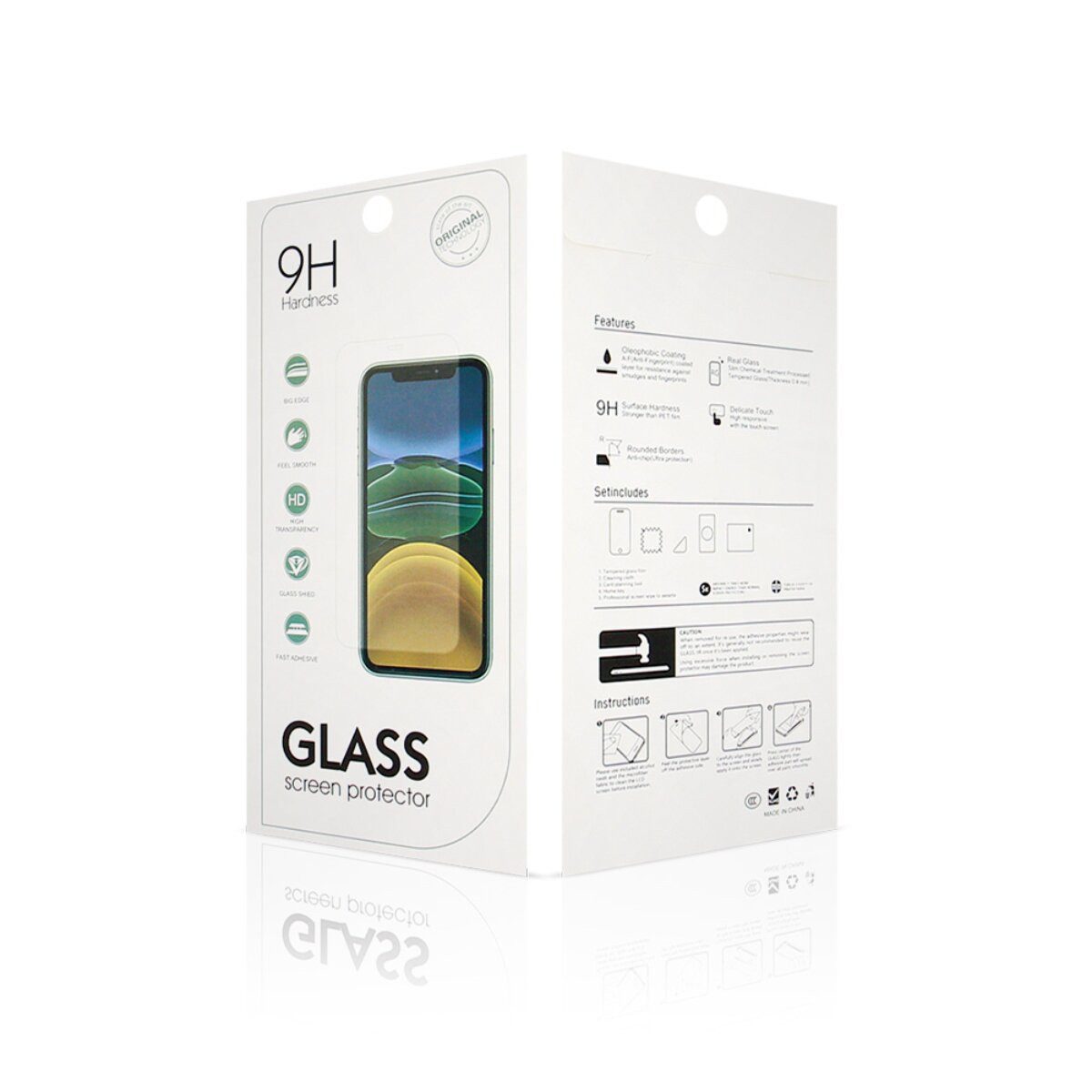 COFI 1453 Displayschutzglas Tempered Glass 2,5D für Modelle Galaxy S22 / S23 für Galaxy S22, Galaxy S23, Displayschutz mit Reinigungstüchern, 1 Stück, 45 kg Druckbeständigkeit