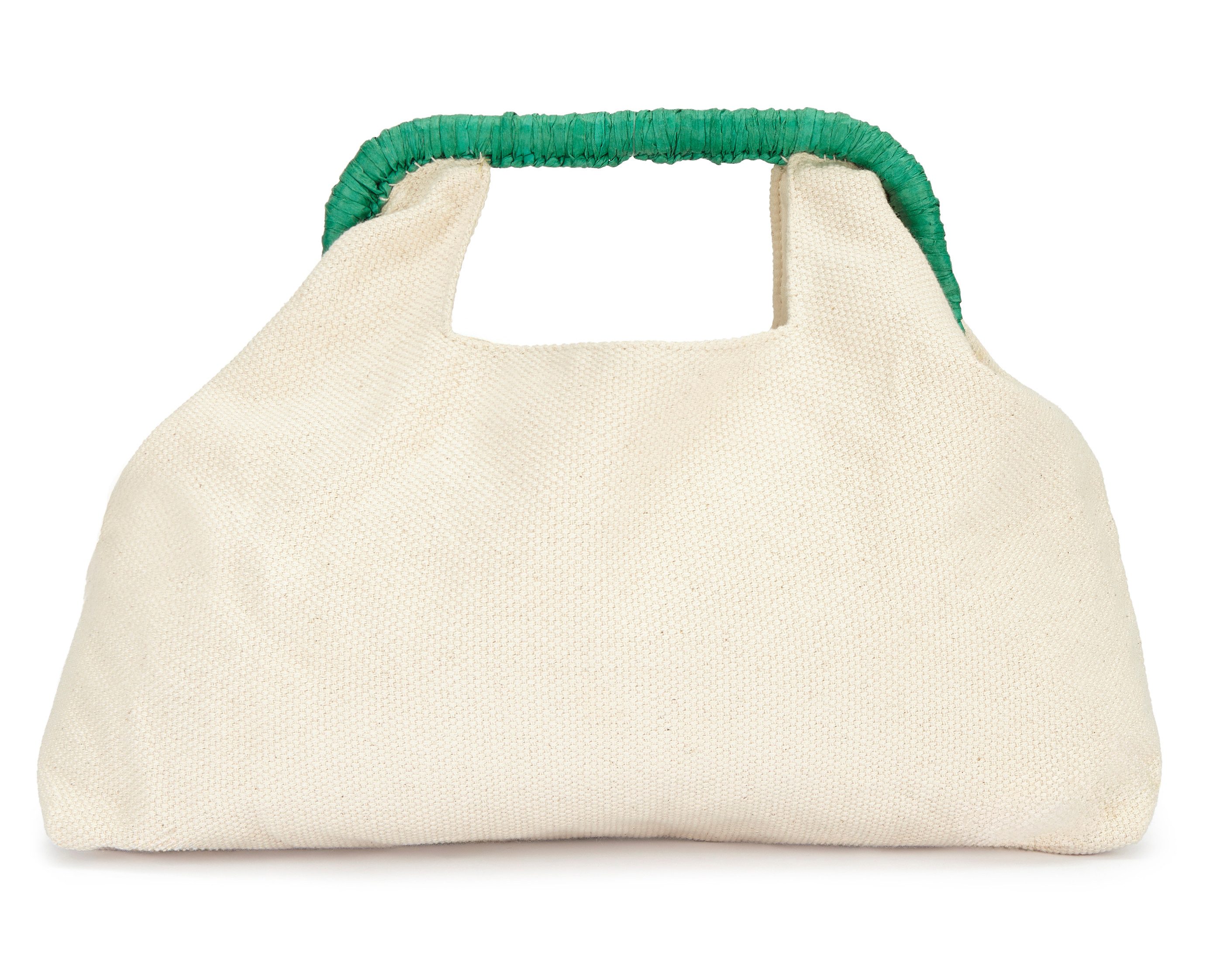 LSCN by LASCANA Handtasche, Clutch, sommerliche Palmen-Stickerei