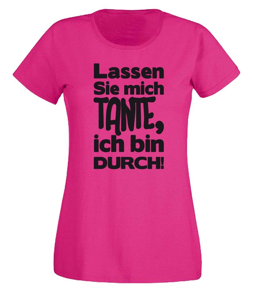 pink / Druck - schwarz