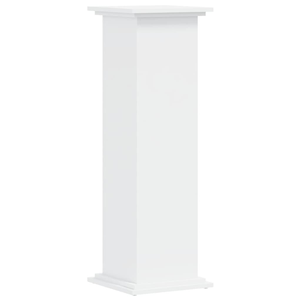vidaXL Blumenständer 33 x 33 x 100 cm Blumenständer Pflanzenständer Weiß Spanplatte