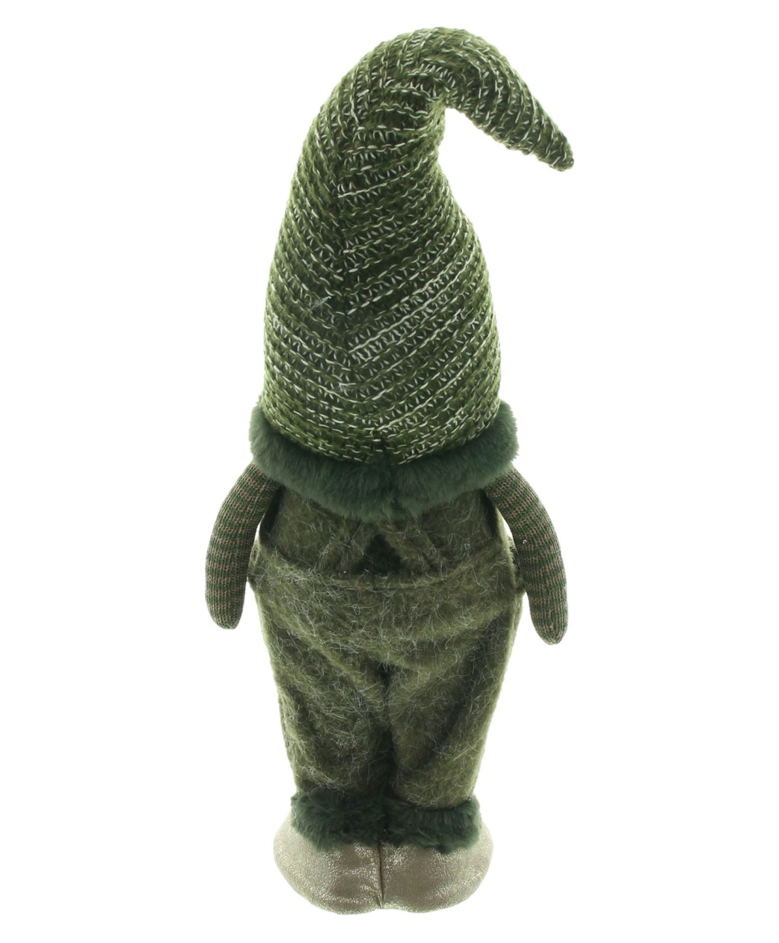 Home-trends24.de Wichtel XL Wichtel Grün Deko Figur Gnom Zwerg 62cm Strickmütze – Bild 4 von 4