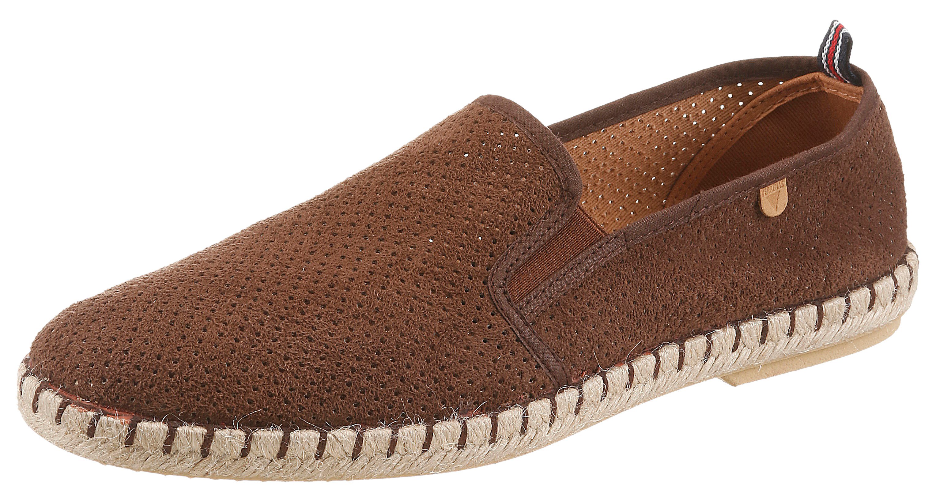 VERBENAS Tom Pacific Espadrille Loafer, Slipper, Sommerschuh, Strandschuh mit Stretcheinsätze
