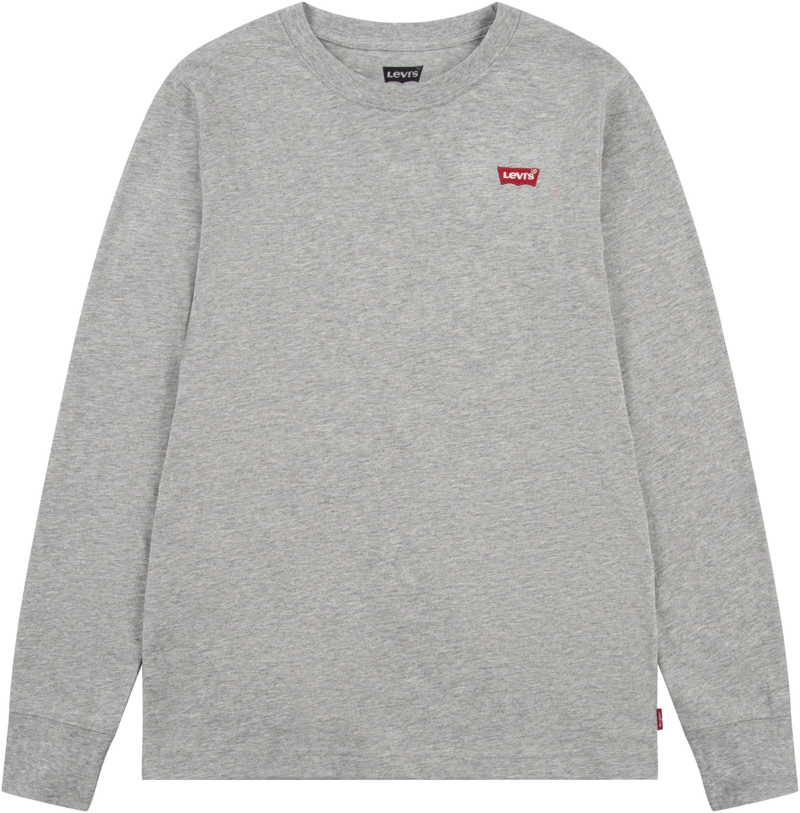 Levi's® Kids Langarmshirt CHESTHIT BOYS BATWING L/S TEE for heather grey