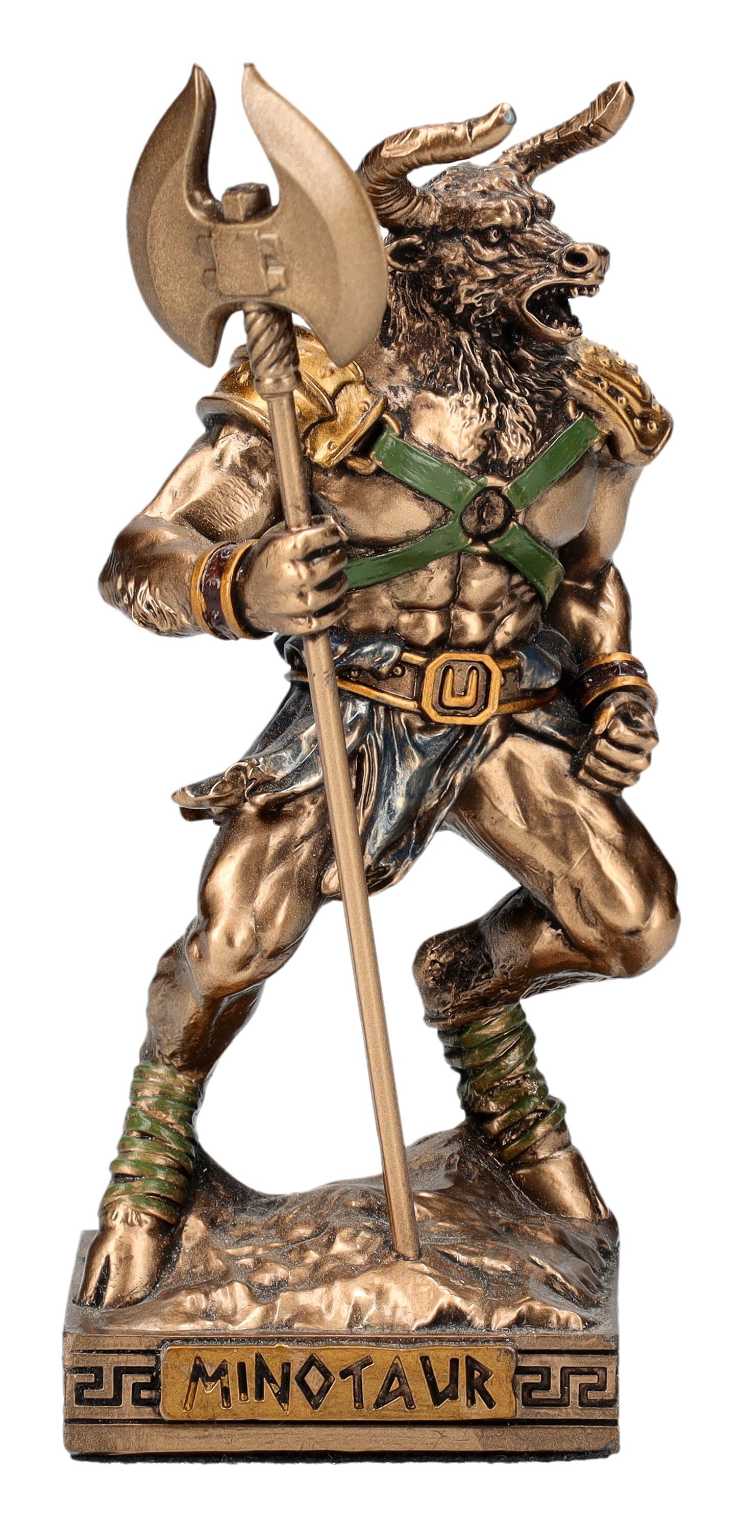 Dekofigur Minotaurus Figur klein - Doppelaxt - Veronese - griechische Mythologie