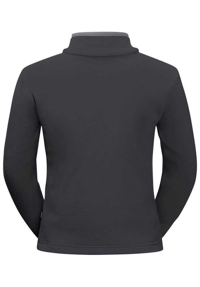 Jack Wolfskin Stehkragenpullover TAUNUS HALFZIP K grafit | Stehkragenpullover