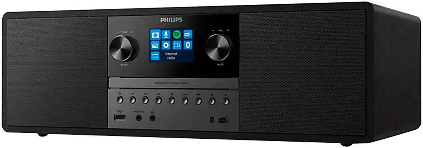 Philips TAM6805 Stereoanlage (Digitalradio (DAB), Internetradio, 50 W)