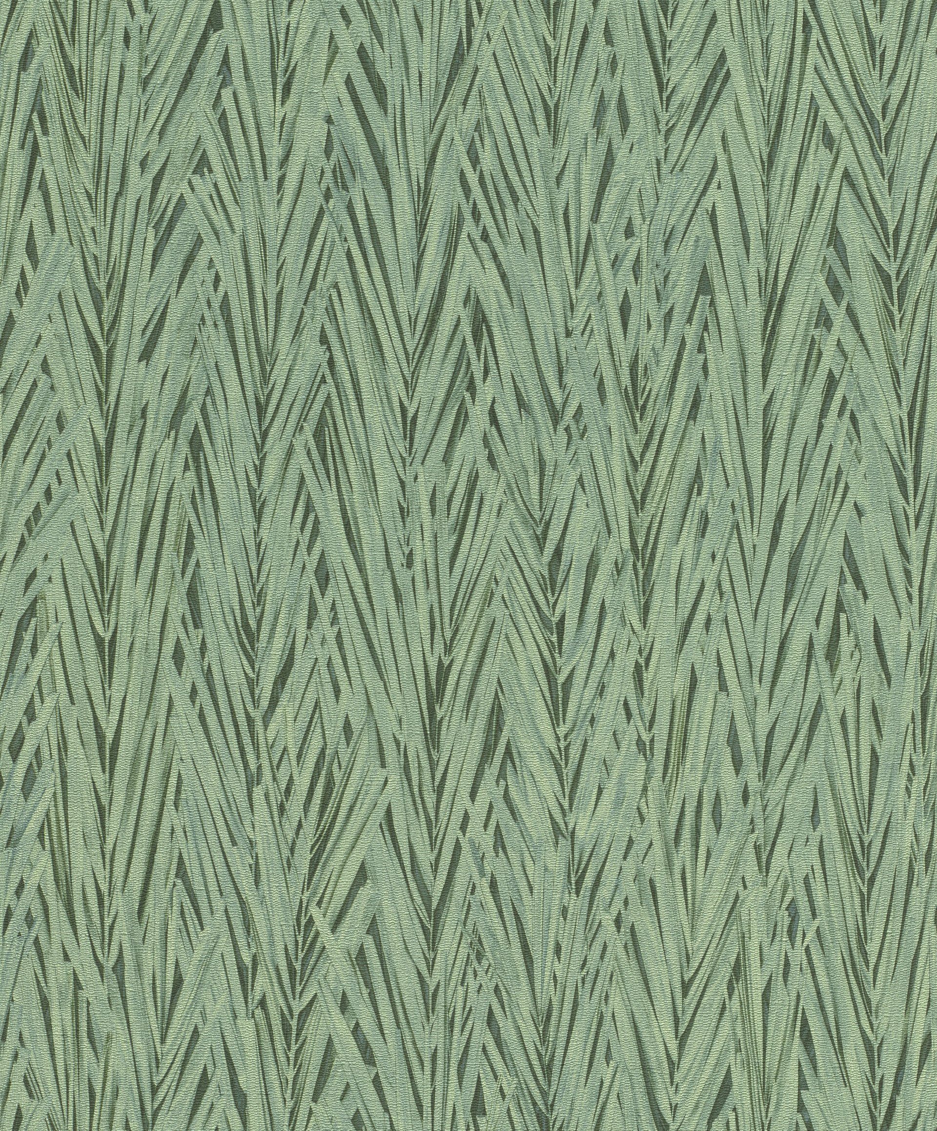 Rasch Vliestapete Composition, (1 St), mit Blättern grün
