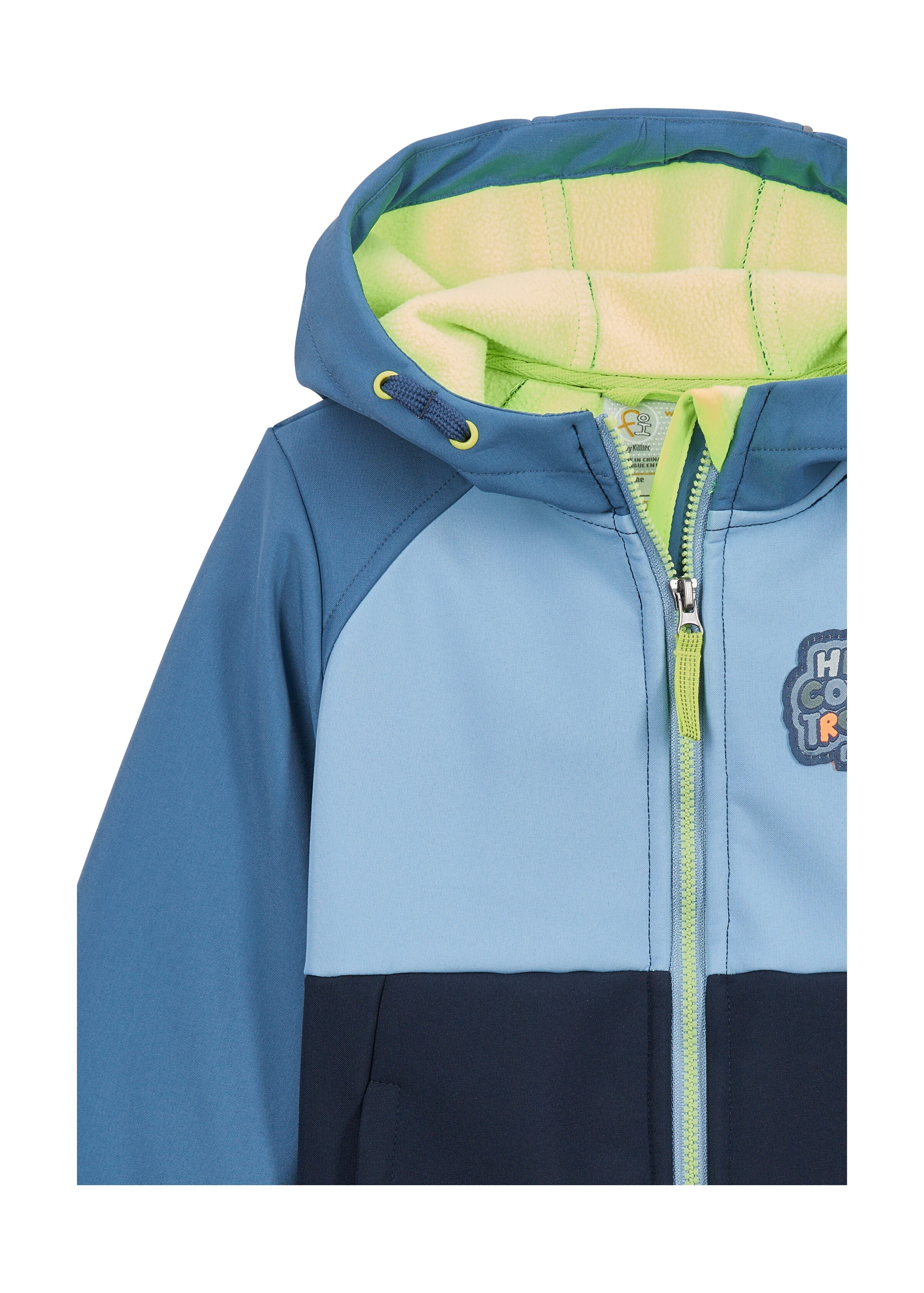first instinct by killtec Softshelljacke FIOS 4 MNS SFTSHLL JCKT Wasserabweisende Softshelljacke mit Colourblock-Design