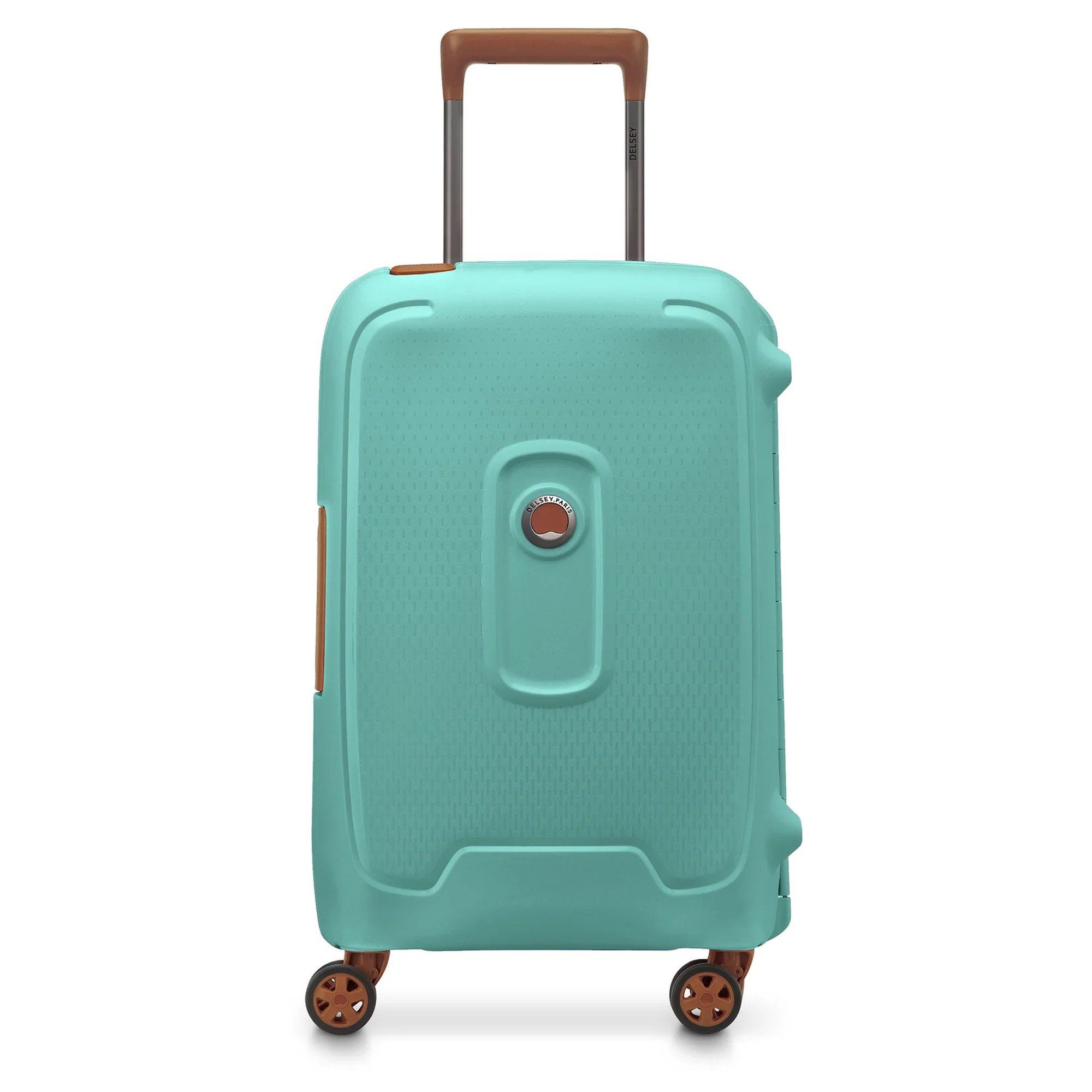 Delsey Trolley Moncey - 4-Rollen Kabinentrolley 55 cm, 4 Rollen mandel