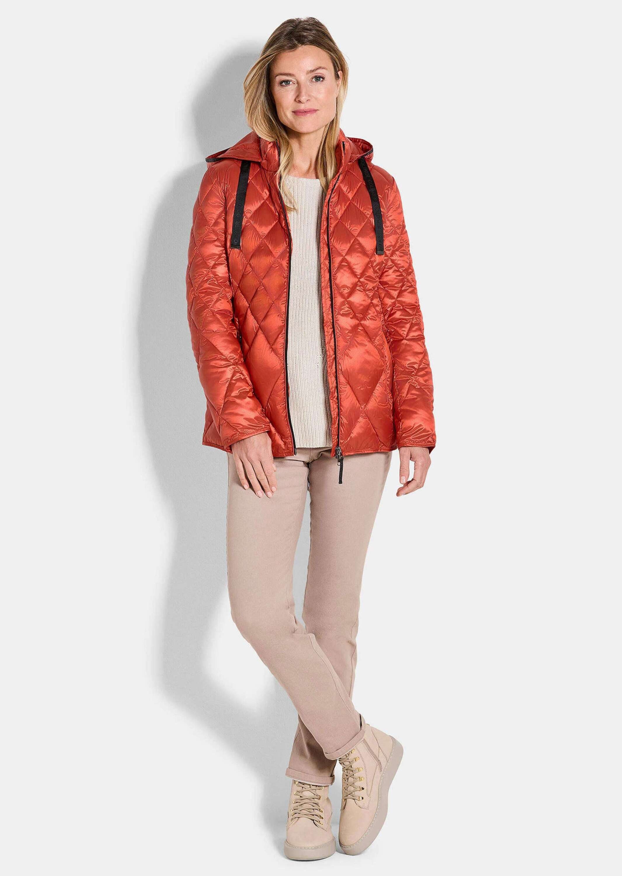 GOLDNER Outdoorjacke Kurzgröße: Steppjacke mit Rautenmuster günstig online kaufen
