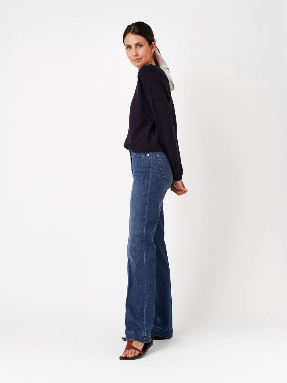 TONI Weite Jeans Jenny Wide mit sportivem Bund