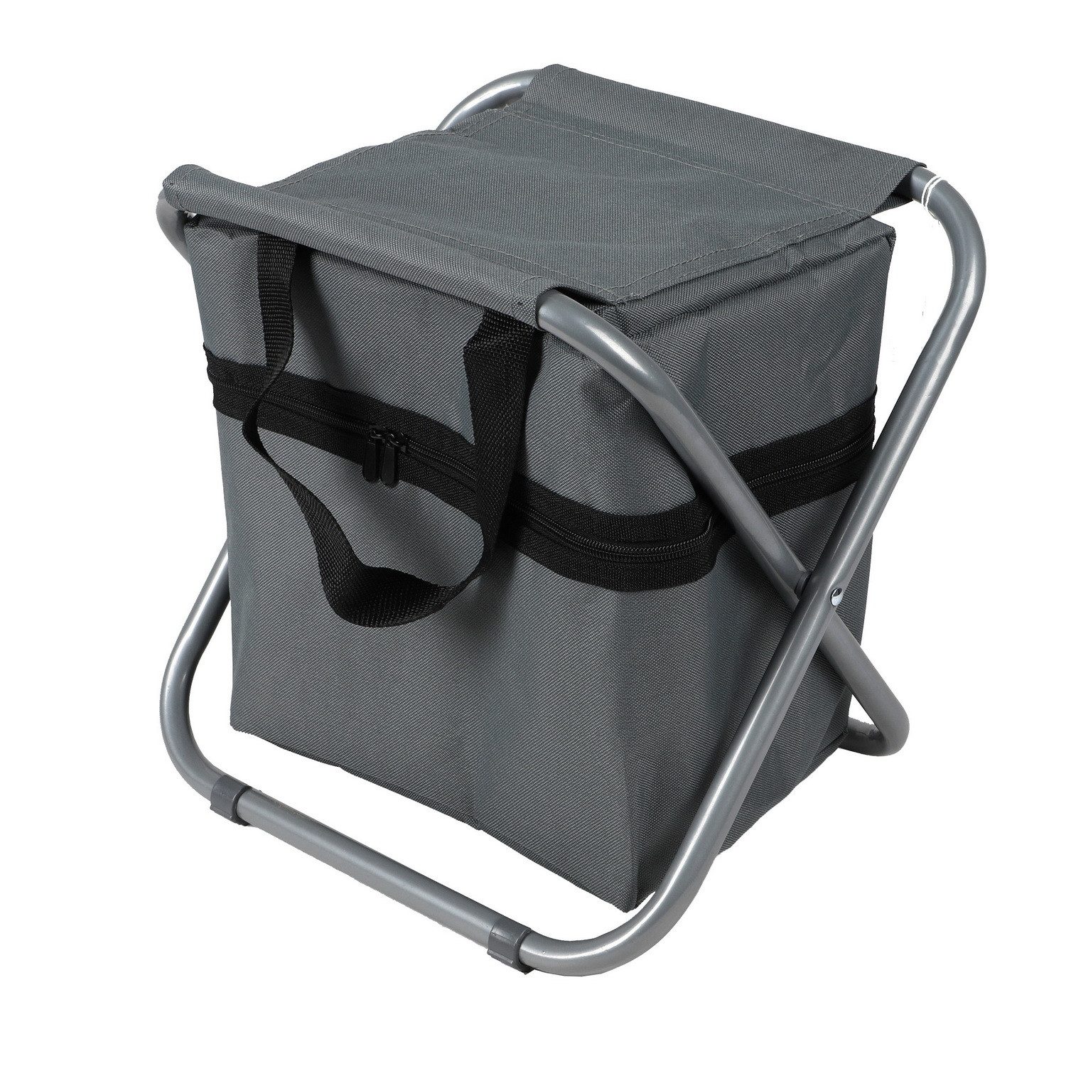 Sunnydays Campingstuhl Klappstuhl mit Kühltasche Faltstuhl mit Kühlfach