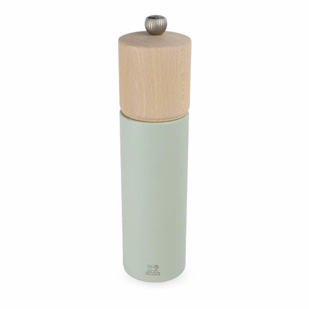 PEUGEOT Salzmühle BOREAL 21cm Zirkonia-Mahlwerk Buchenholz Salbeigrün Manuell