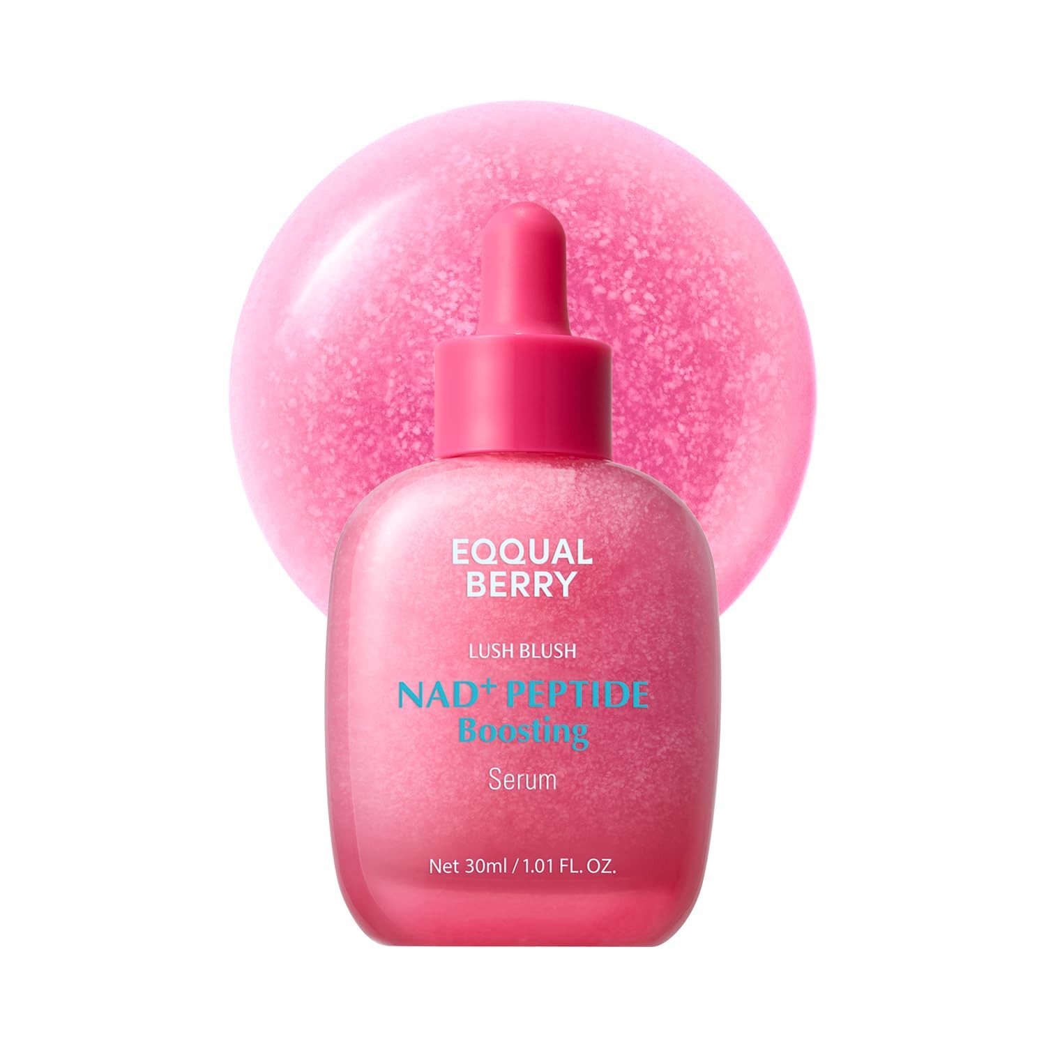 Eqqualberry Gesichtsserum NAD+ Peptide Boosting Serum 30ml – Anti-Aging Serum mit NAD, 14 Peptiden, Ceramide & Hyaluron – korean skincare für, Elastizität & strahlende Haut