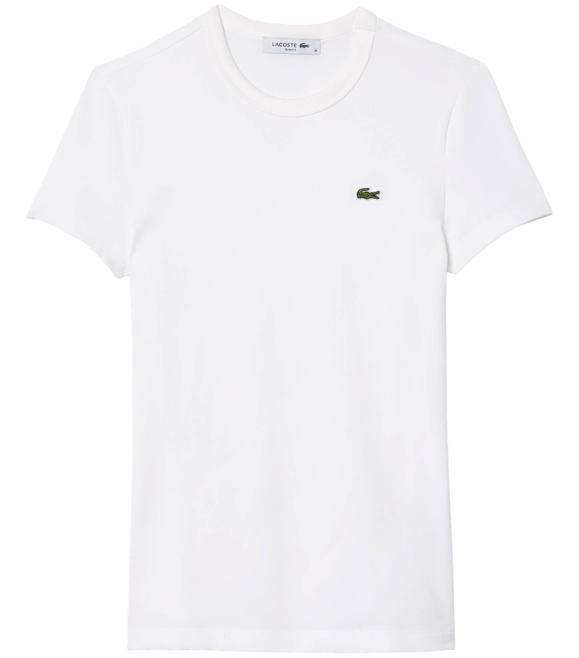 Lacoste T-Shirt Damen T-Shirt Slim Fit Kurzarm (1-tlg)