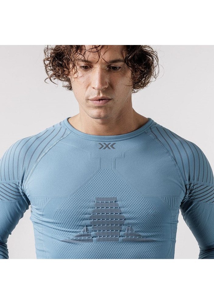 Langarmshirt Rundhals Invent 4.0 Unterwäsche blau Herren