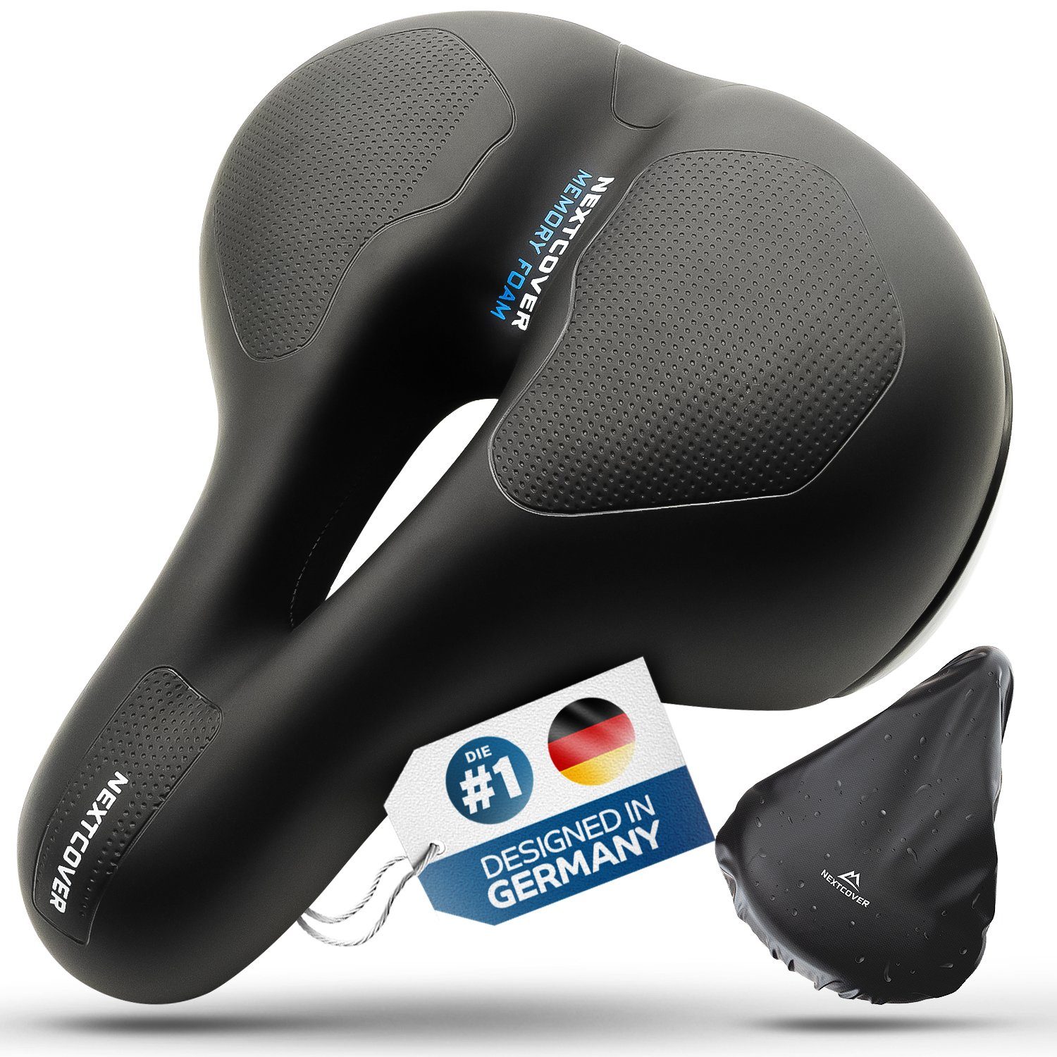 Nextcover Fahrradsattel Ergonomischer Fahrradsattel mit Memory Foam