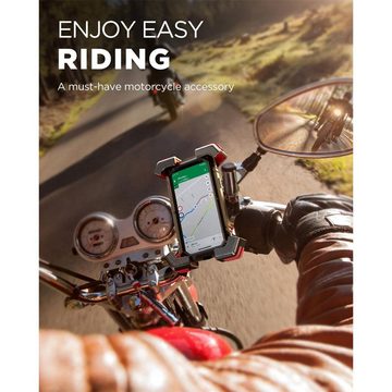 JOYROOM Fahrradhalterung JR-ZS360 Handy-Halterung, (bis 6,7 Zoll, Smartphone Lenker Fahrrad Halterung Handy Halter für Motorrad)
