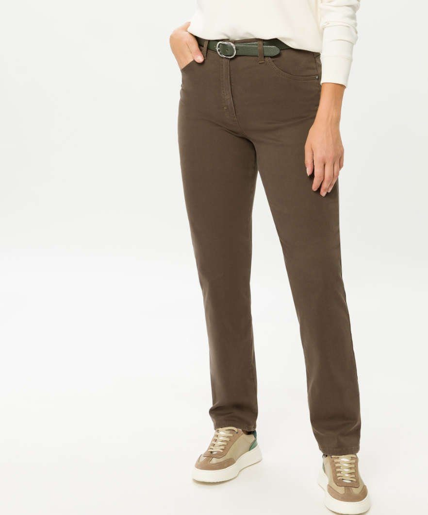 RAPHAELA 5-Pocket-Hose Style by dunkelgrün BRAX CORRY