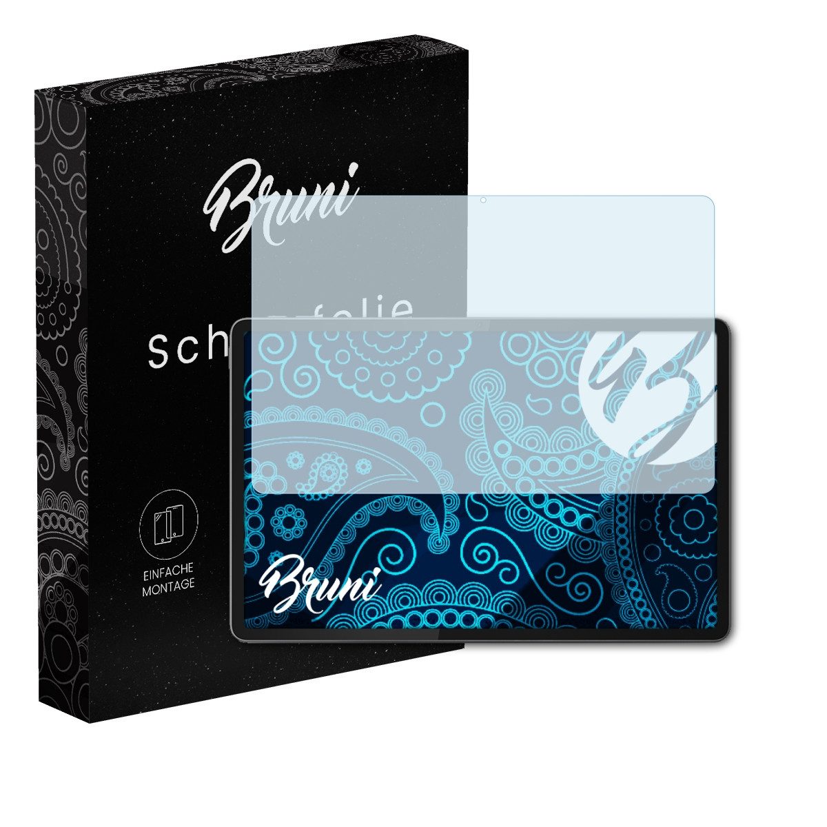 Bruni Schutzfolie für Lenovo Yoga Tab 11.1 Inch 2025, (2 Folien), praktisch unsichtbar