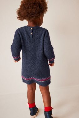 Next Strickkleid Pulloverkleid mit Rentier-Motiv (1-tlg)
