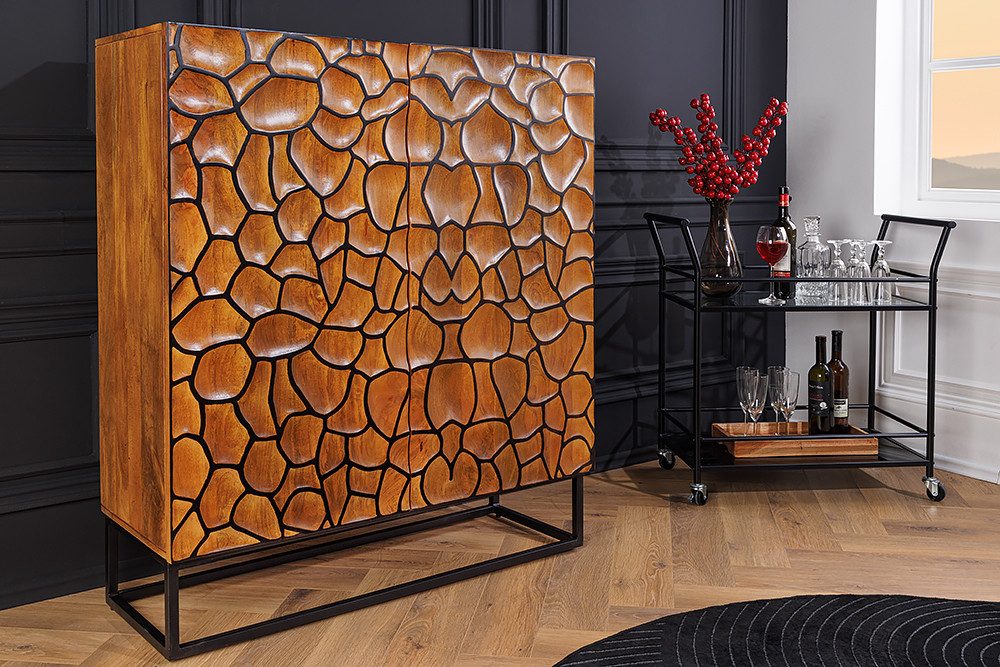riess-ambiente Highboard VULCANO 120cm braun / günstig online kaufen