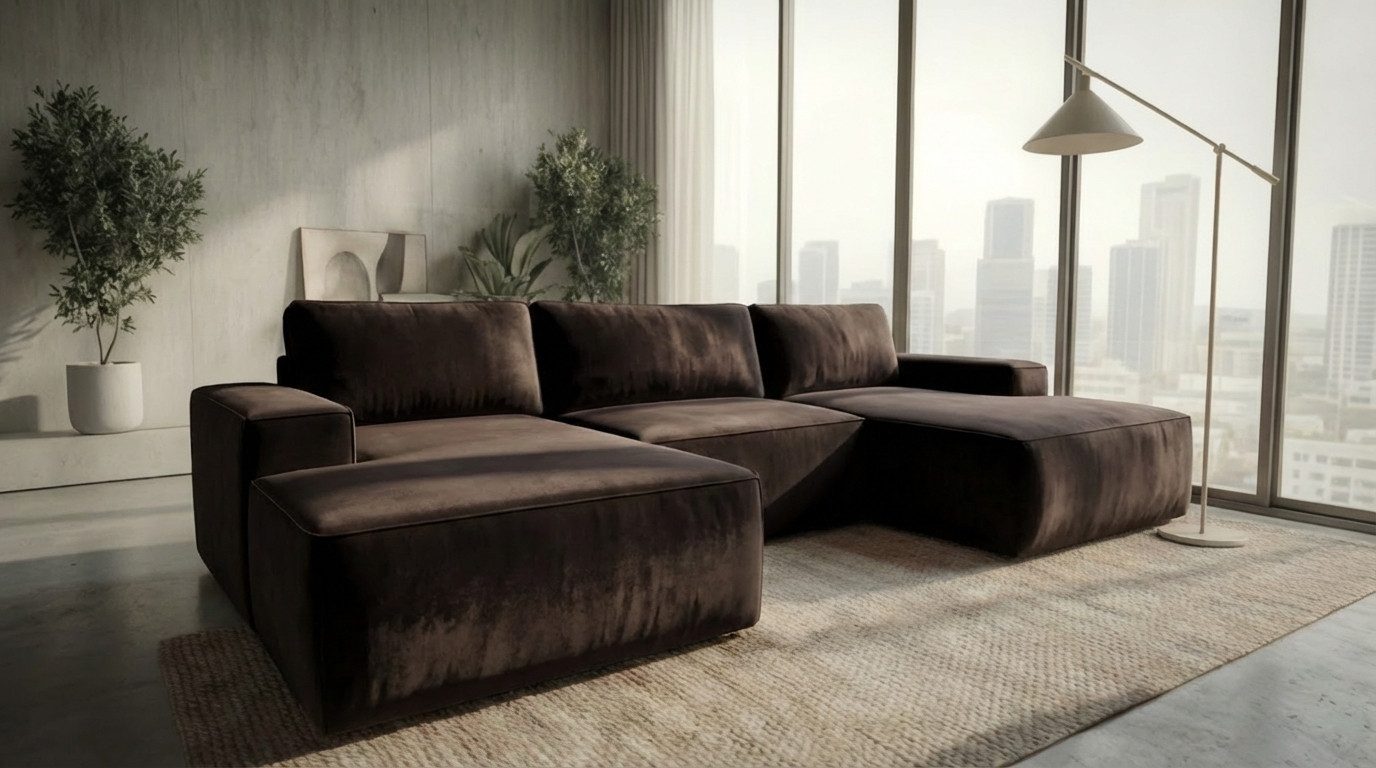 A&J MöbelLand GmbH Ecksofa EINAR mit Schlaffunktion, Bonellfederkern und Bettkasten, TOP ANGEBOT!