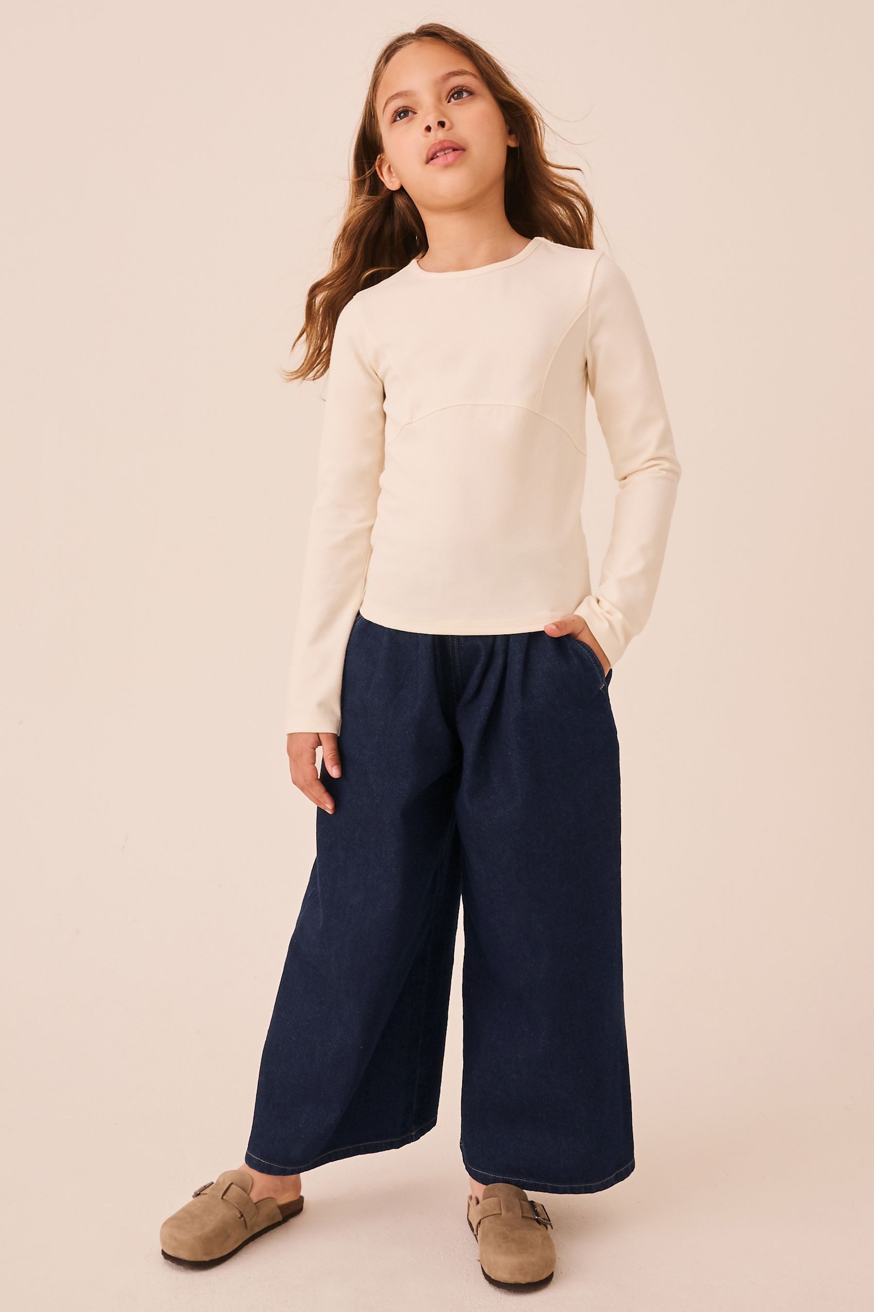 Next Weite Jeans Schlupfjeans mit weitem Bein (1-tlg) – Bild 4 von 5