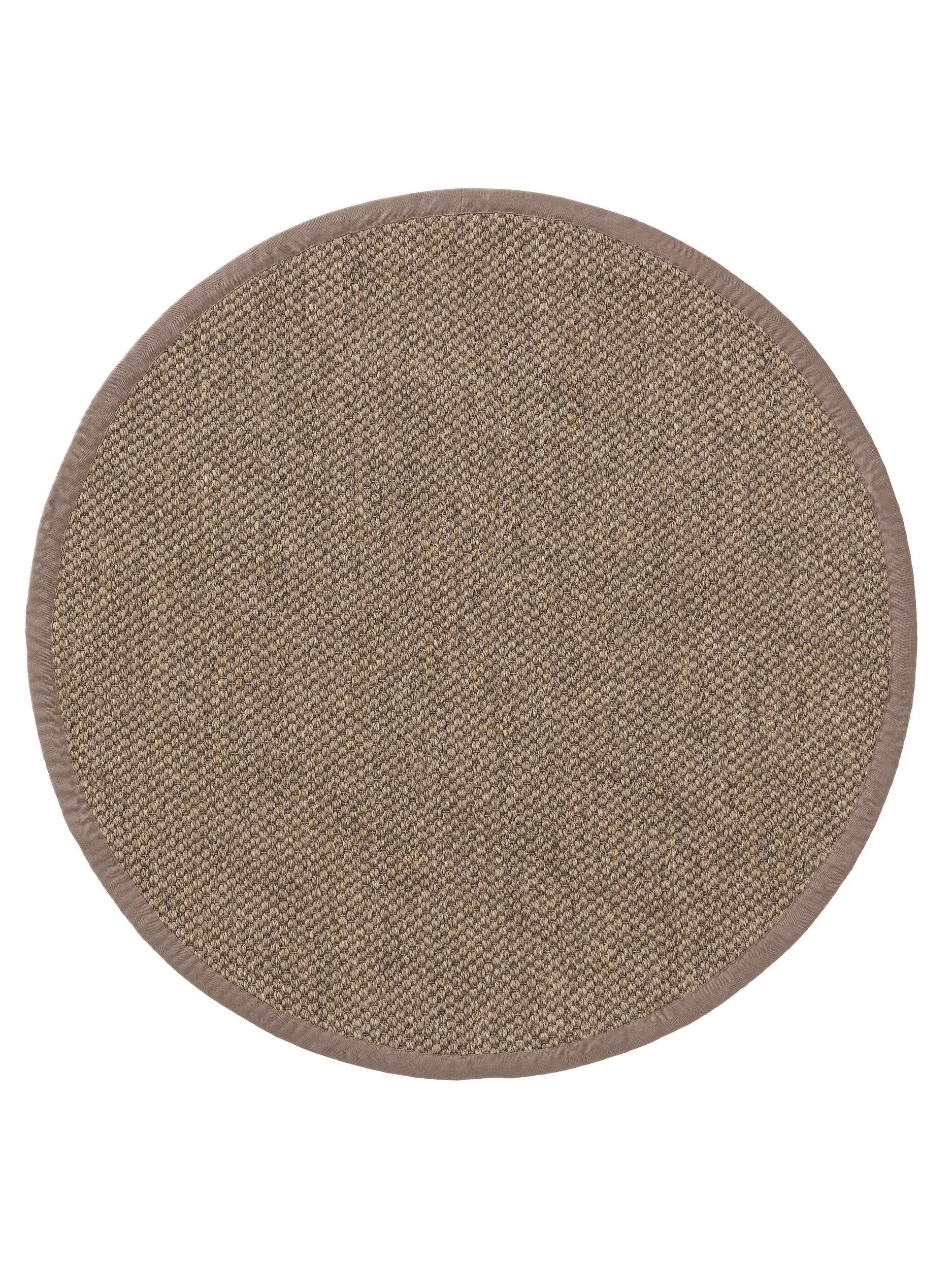 benuta Sisalteppich Greta, rund, Höhe: 5 mm, 100% Sisal Naturfaser, Teppich Wohnzimmer, Esszimmer, Schlafzimmer