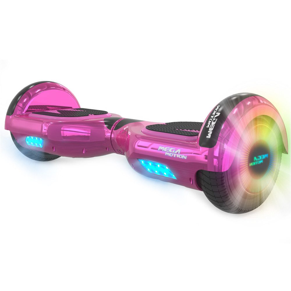 Mega Motion Balance Scooter, 13,00 km/h, Hoverboard 6.5" mit LED licht