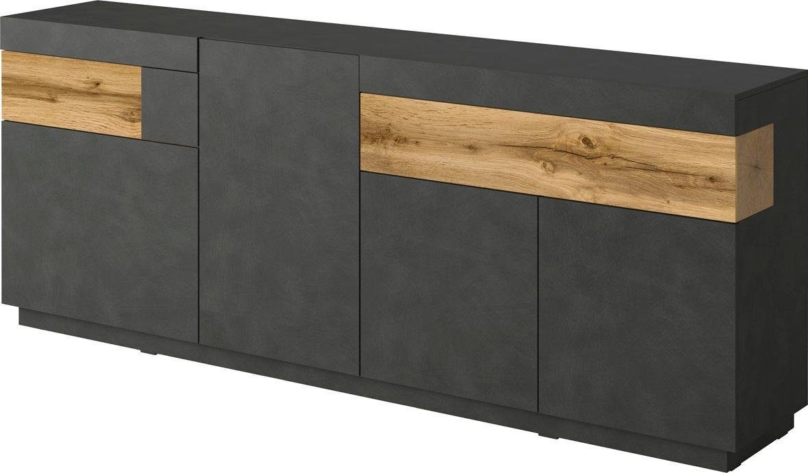 Helvetia Sideboard SILKE, Breite 218, 5 cm