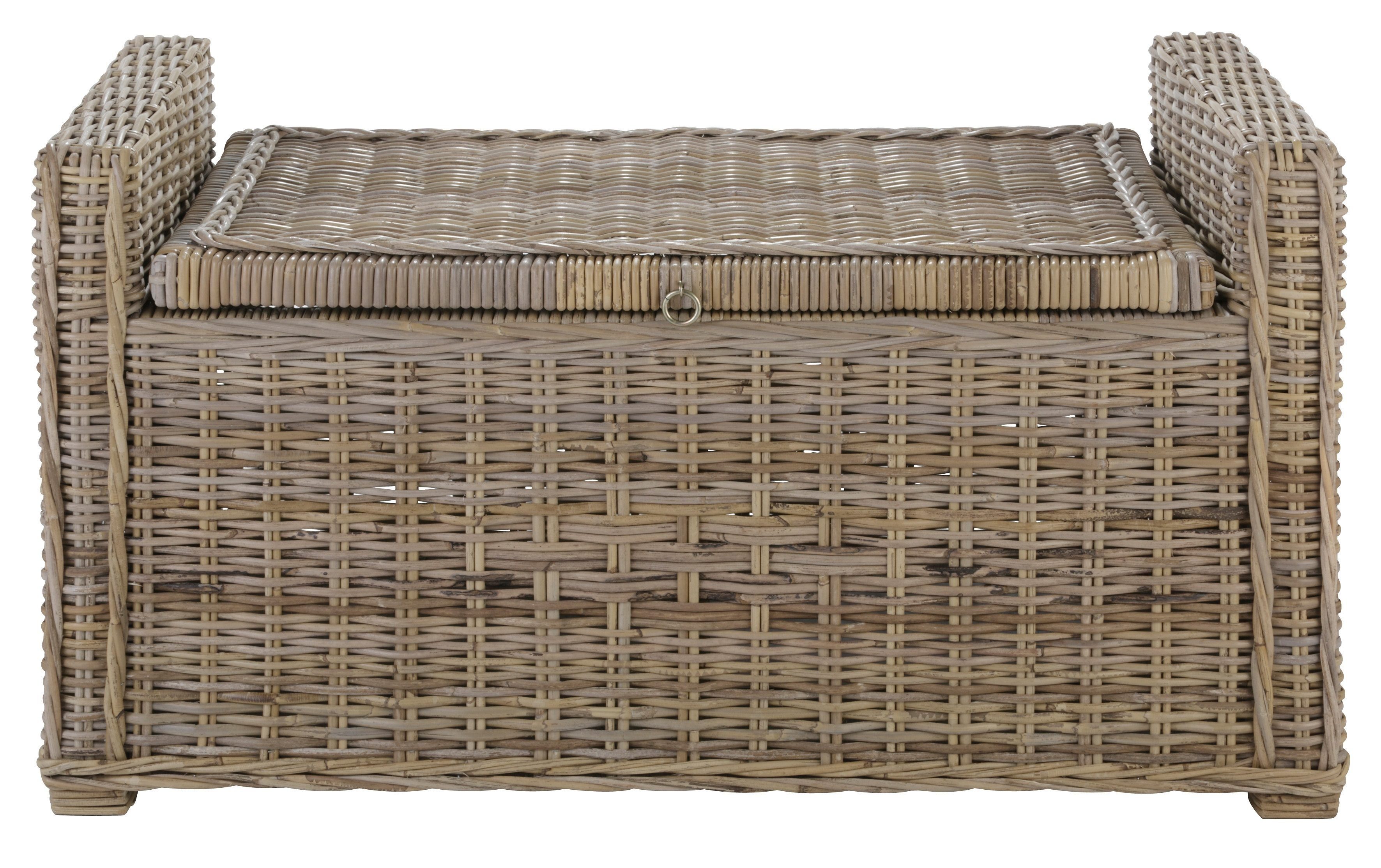 Home affaire Sitztruhe Schönerempfang (Rattan-Bank, OTTOs Choice), Belastbar bis max. 80 Kg, mit Stauraum