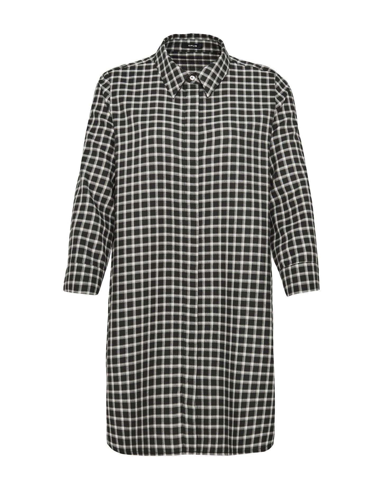 OPUS Langarmbluse Fauta check