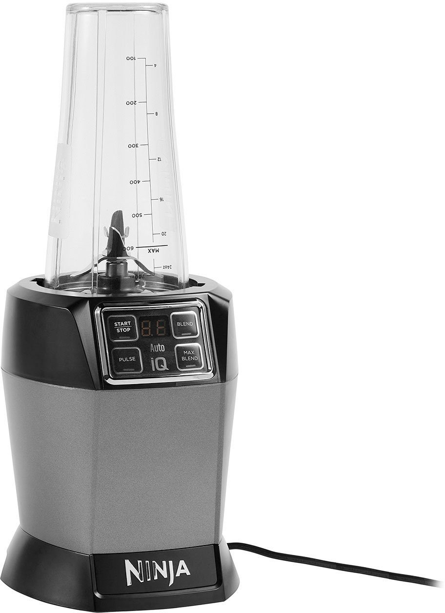 NINJA Smoothie-Maker BN495EU, 1000 W, incl. 2 x 0,7 L Becher & Becherdeckel mit Ausguss, mit Auto-iQ