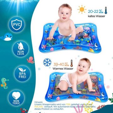 autolock Spielmatte Wassermatte Baby,Spielmatte,Wasserspielmatte BPA-frei, Baby Spielzeug (65 x 50 cm)Geschenke für Babys 0-6 monate