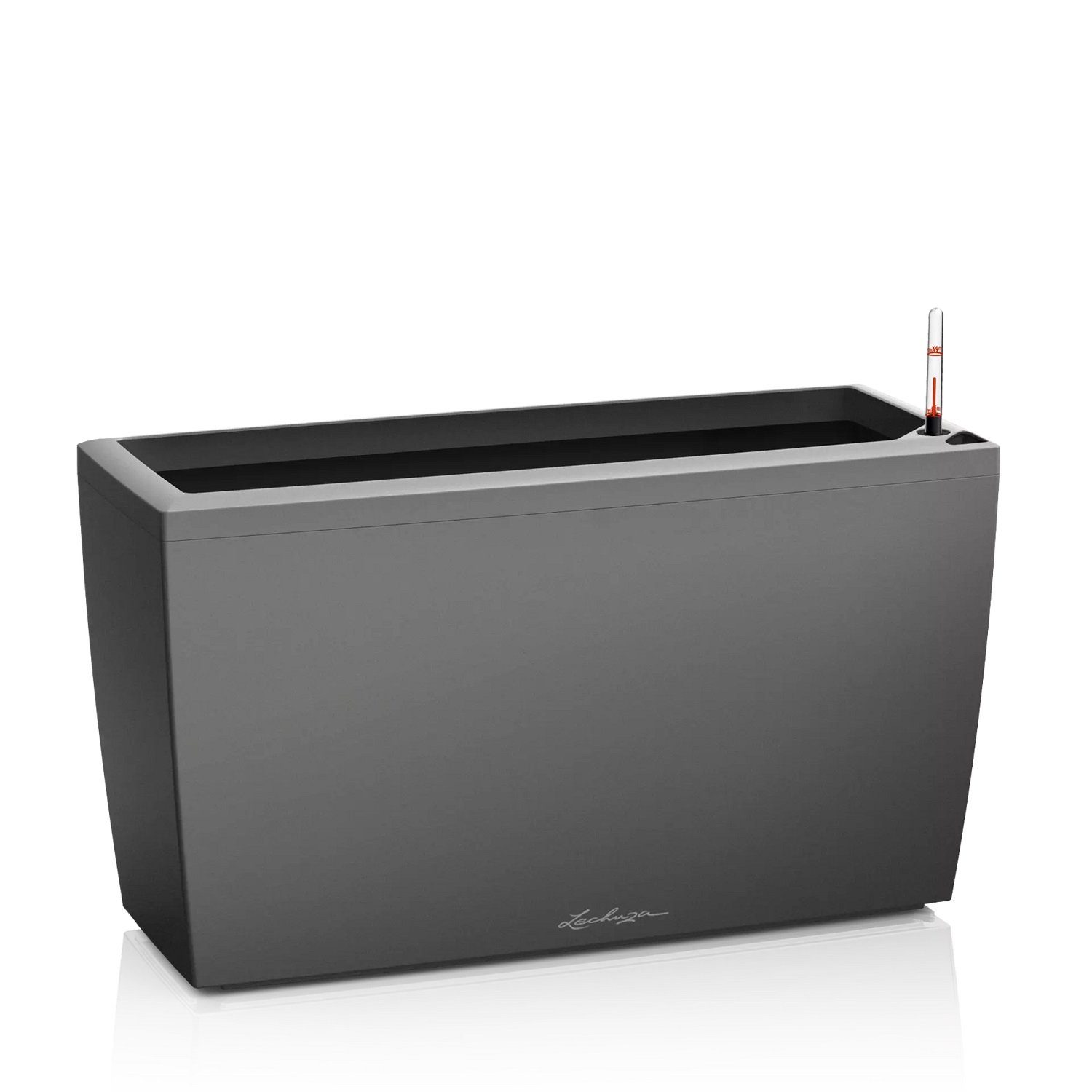 Lechuza® Pflanzkübel Pflanzgefäß Cararo anthrazit metallic