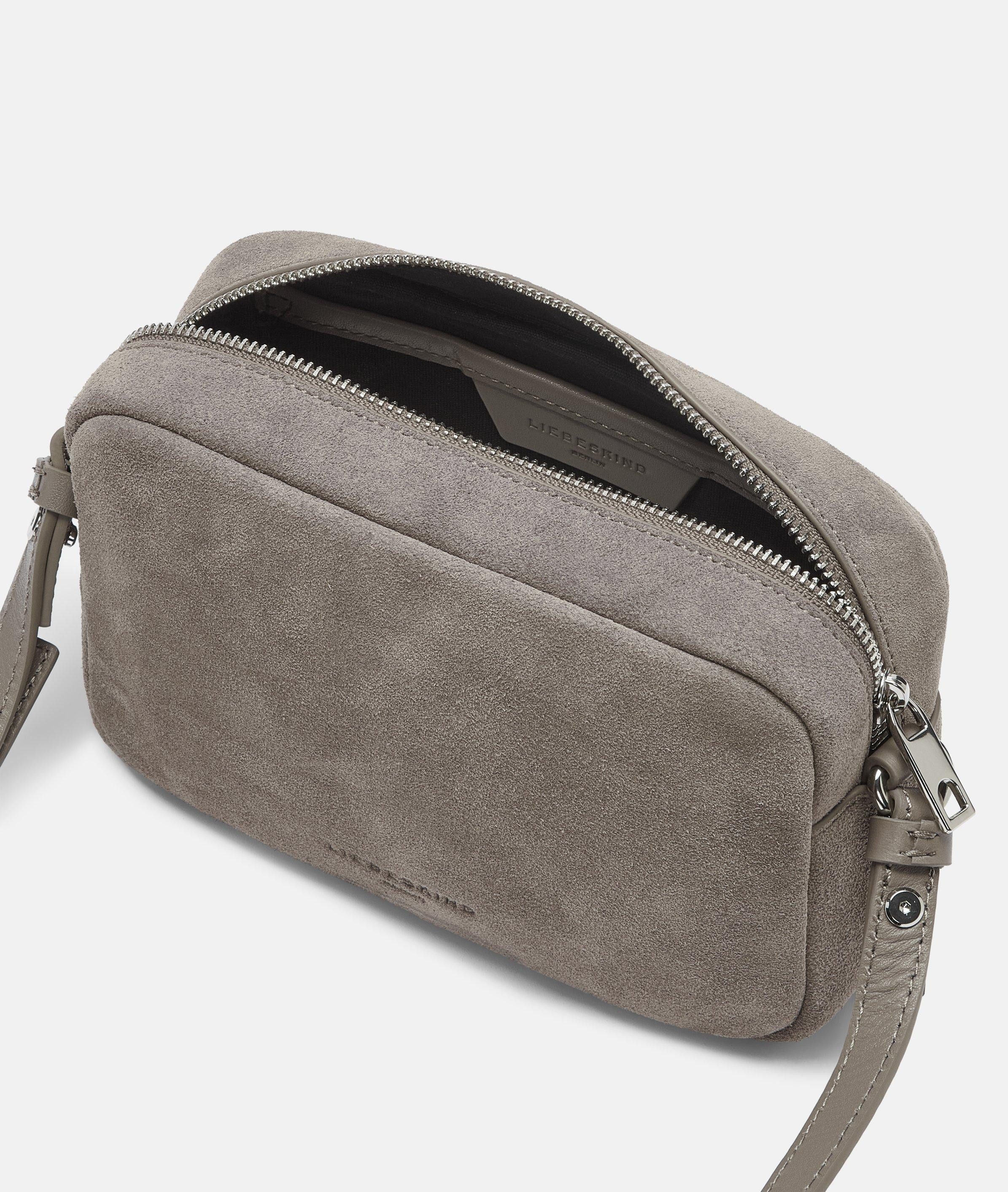 Liebeskind Berlin Umhängetasche Crossbody, Kleine Umhängetasche aus Veloursleder