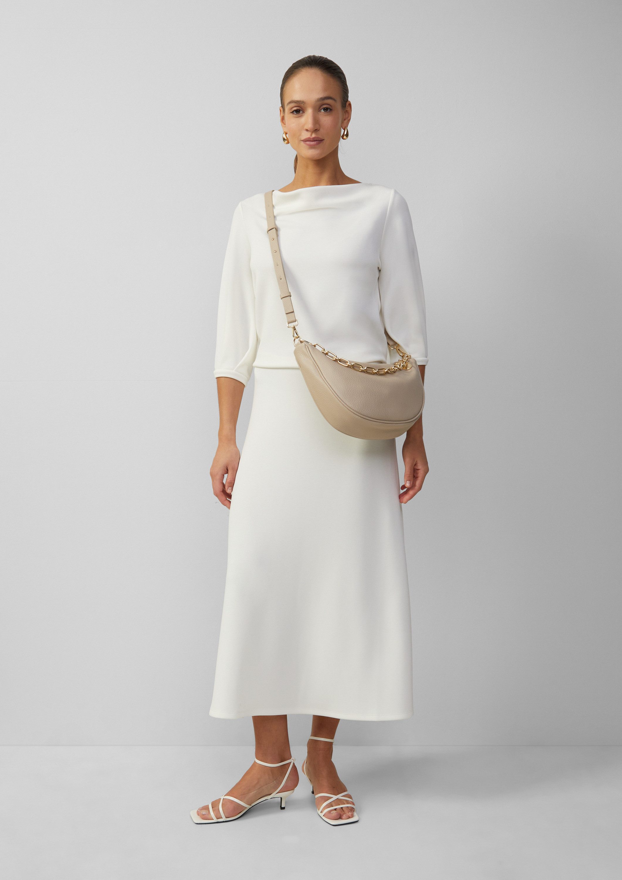 s.Oliver Schultertasche Tasche Hobo-Bag mit Kette günstig online kaufen