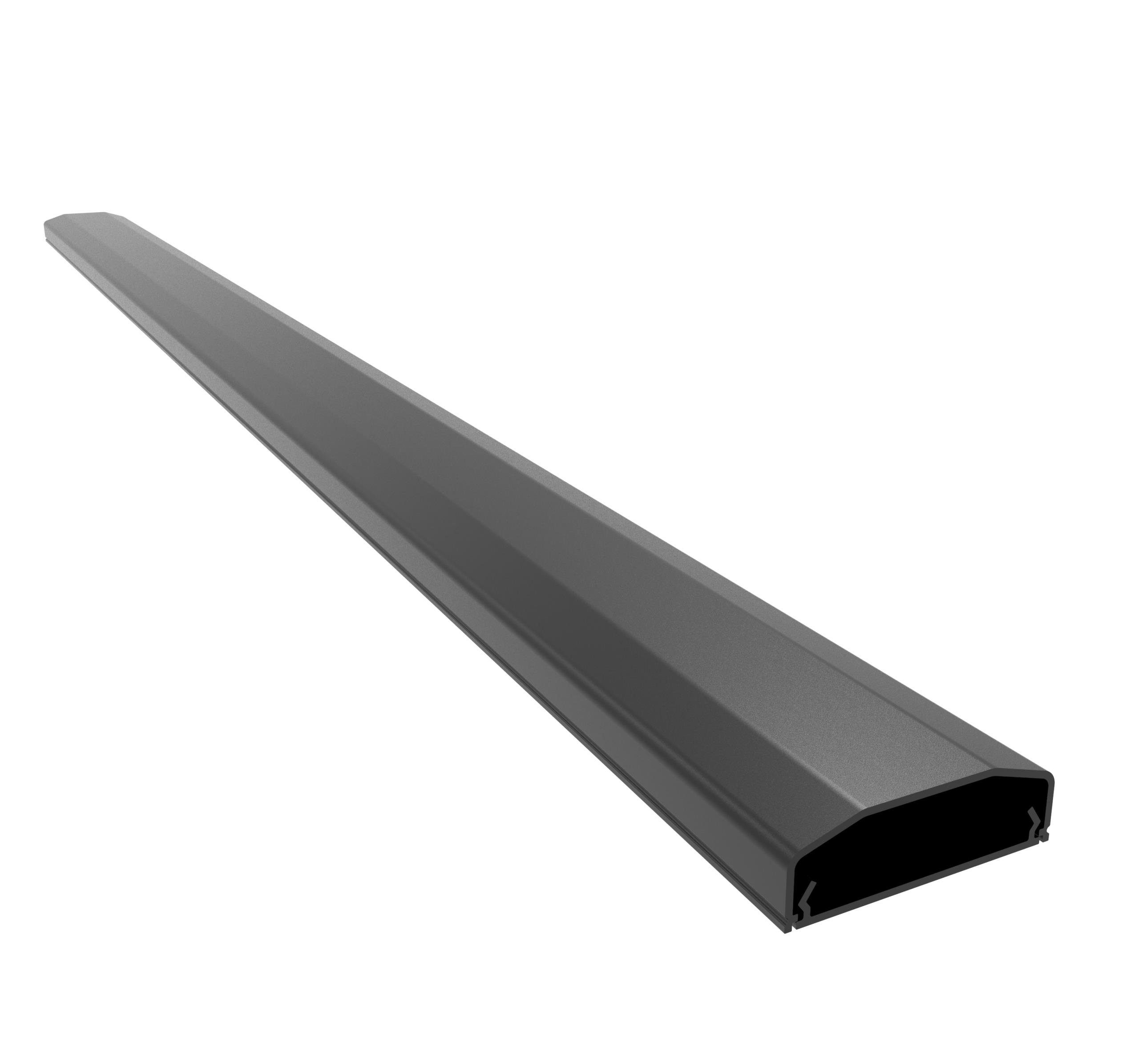 conecto Kabelkanal zum Kleben oder Schrauben PVC oder Alu, 50-100cm