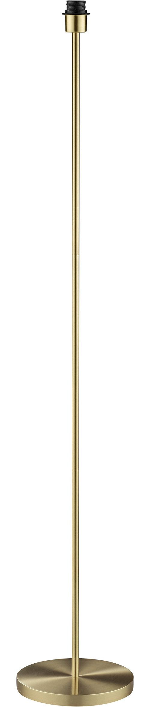 Brilliant Stehlampe Cambel, ohne Leuchtmittel, Standleuchte 145 cm, E27, messingfarben gebürstet, ohne Schirm