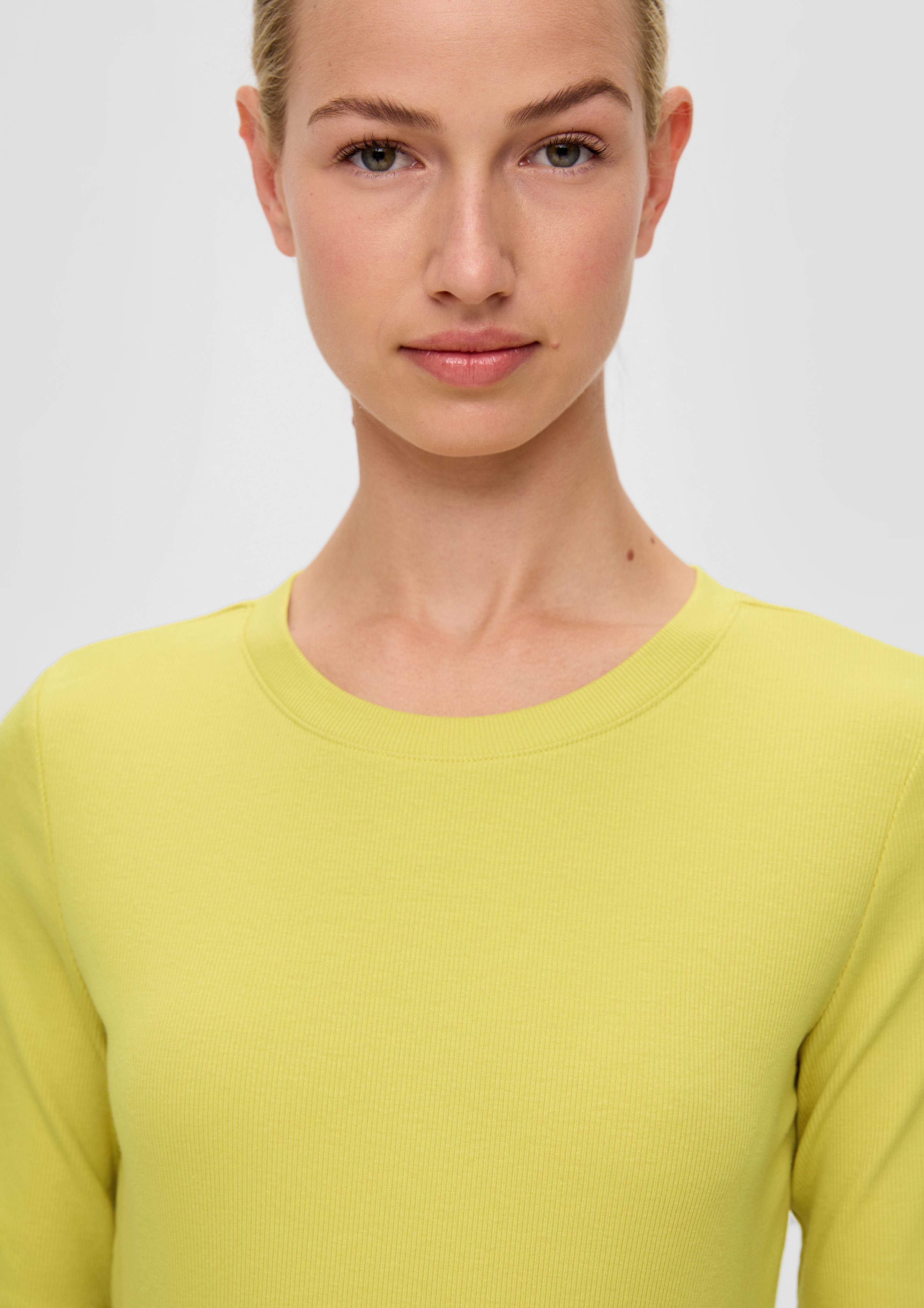 s.Oliver Kurzarmshirt T-Shirt aus Baumwollstretch günstig online kaufen
