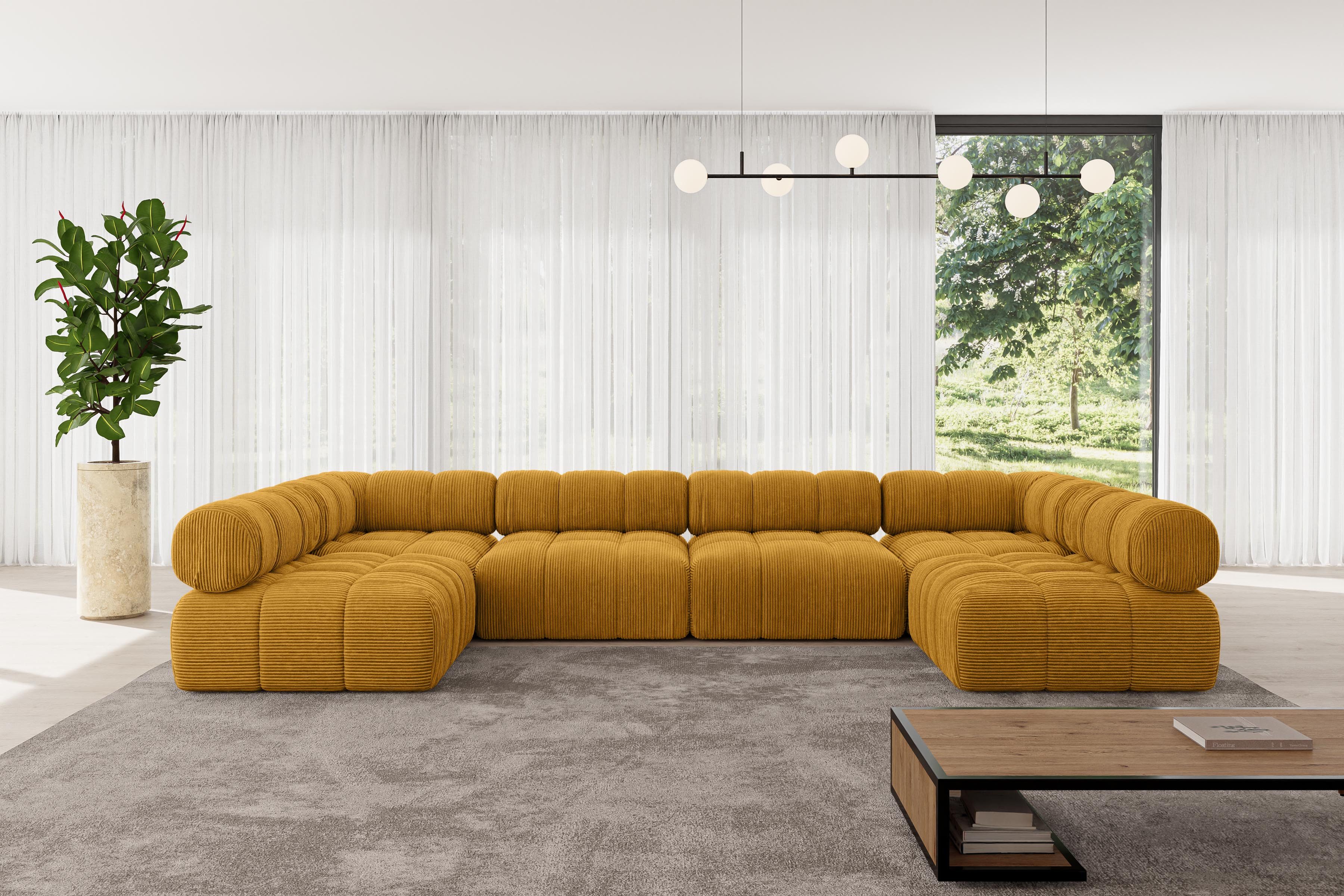 ALTDECOR Wohnlandschaft Garvo-U2, Corner Sofa U-Form günstig online kaufen