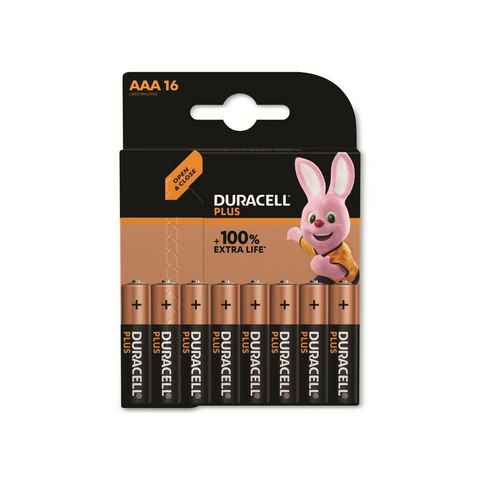 Duracell DURACELL Alkaline-Micro-Batterie LR03, 1.5V, Plus Batterie