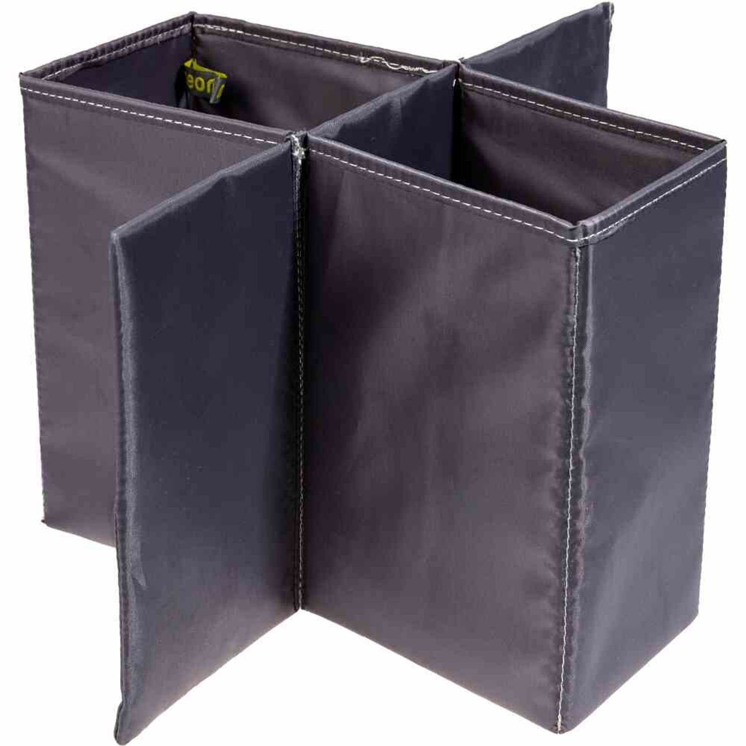 meori Aufbewahrungsbox Meori Aufbewahrungsbox Klappbox Ordnungssystem Flascheneinsatz grau