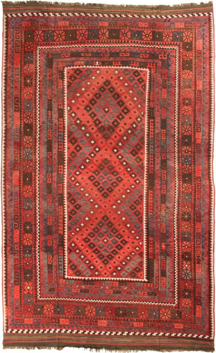 Orientteppich Kelim Afghan Antik 241x388 Handgewebter Orientteppich, Nain Trading, rechteckig, Höhe: 3 mm