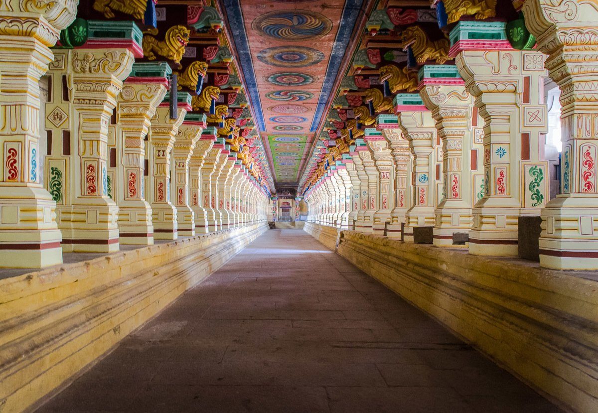 Papermoon Fototapete Ramanathaswamy Tempel