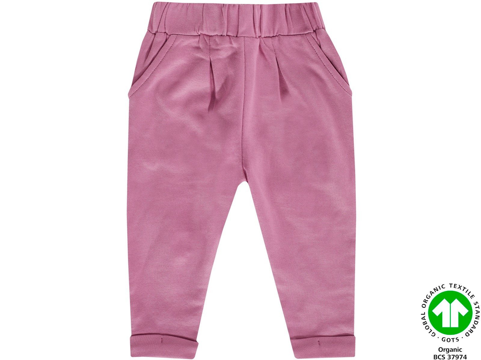 JACKY Schlupfhose Jacky Hose für Mädchen in Dunkelgrau und Rosa