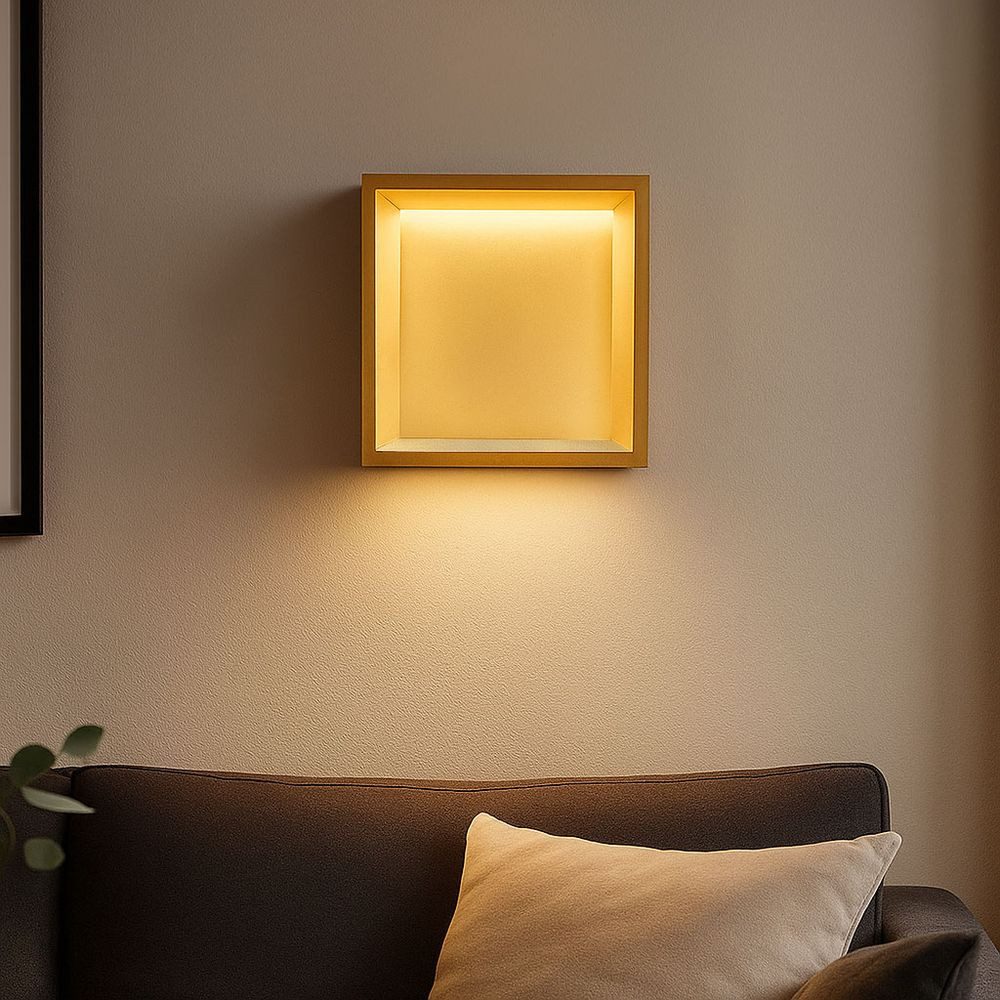 WOFI LED Wandleuchte, Leuchtmittel inklusive, Warmweiß, Wandlampe Innen LED Modern Wohnzimmer Wand LED Lampe Treppenhaus